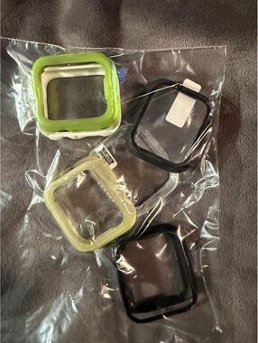 Set of 5 Protective Silicone Watch Covers for Smartwatch